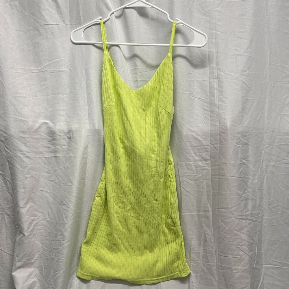 Saboskirt Lime Green Mini Dress XS NWT | Spaghetti Straps & Open Back 💚